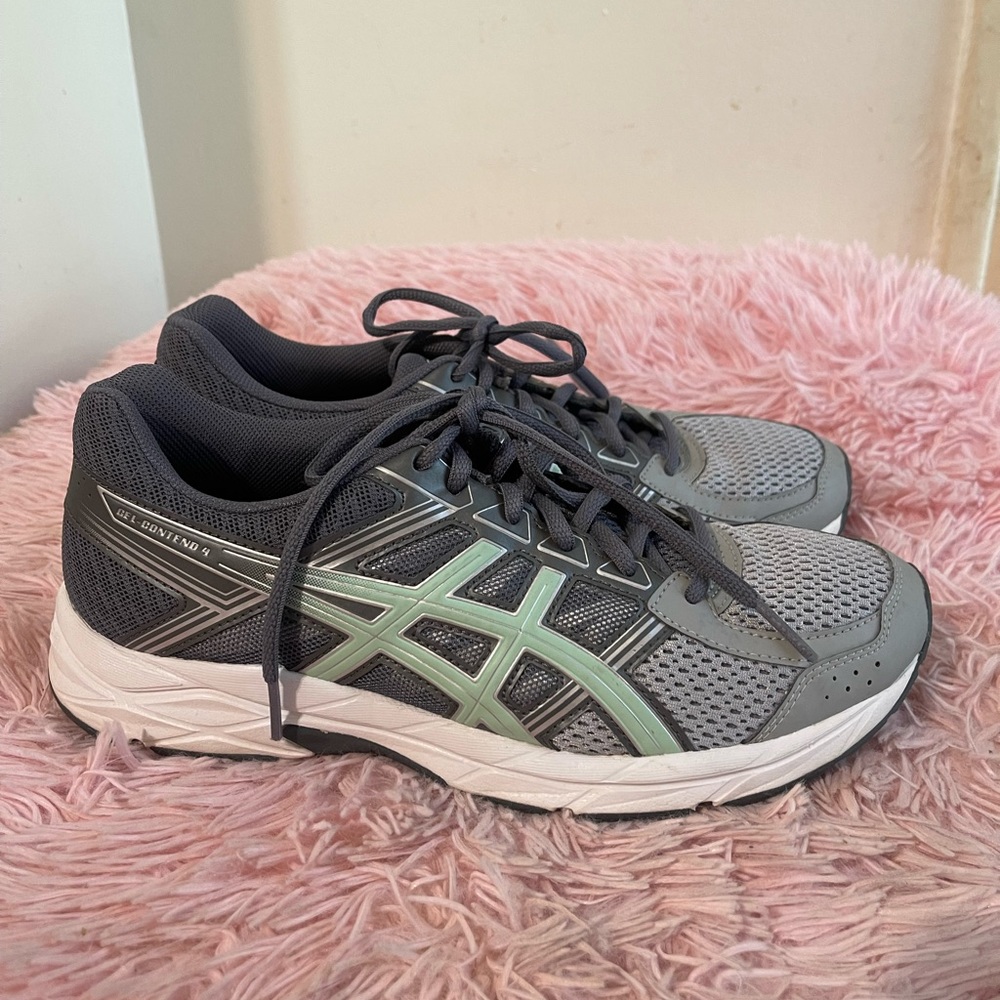 ASICS GEL-CONTEND 4 : Mid Grey/Glacier Sea/Silver women’s running shoes SZ 9 - Picture 5 of 15